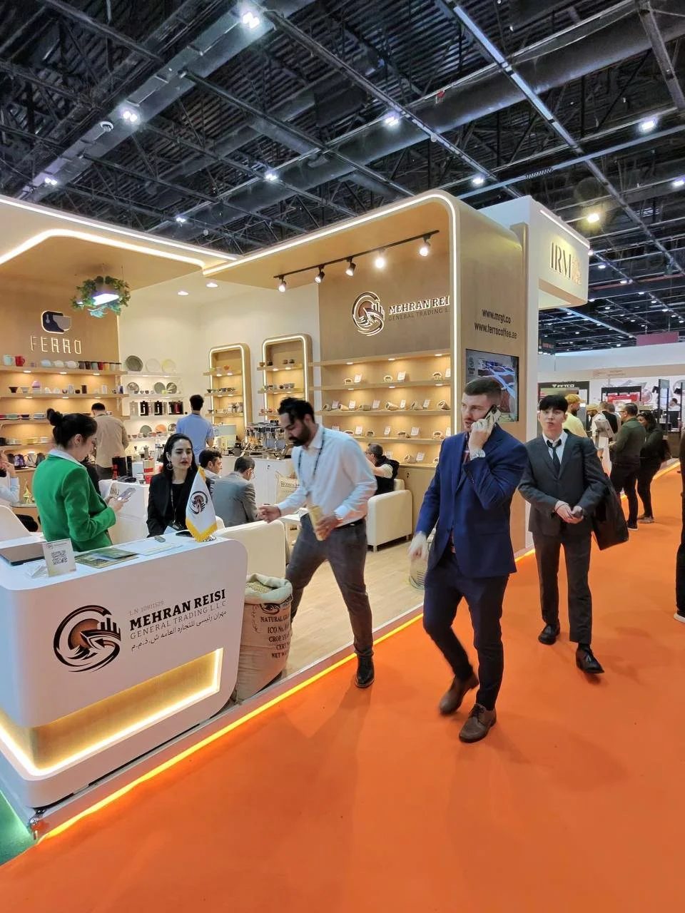 MRGT at a coffee exhibition