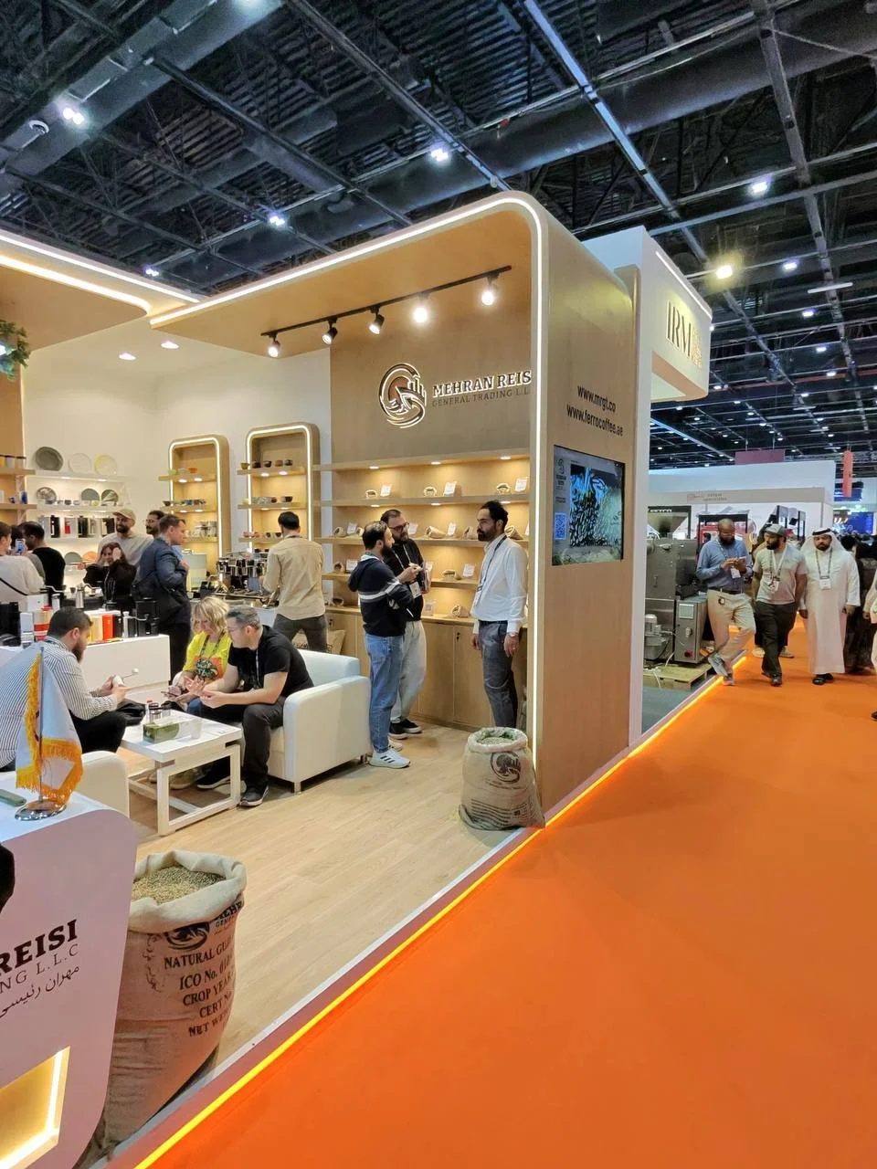 MRGT at a coffee exhibition