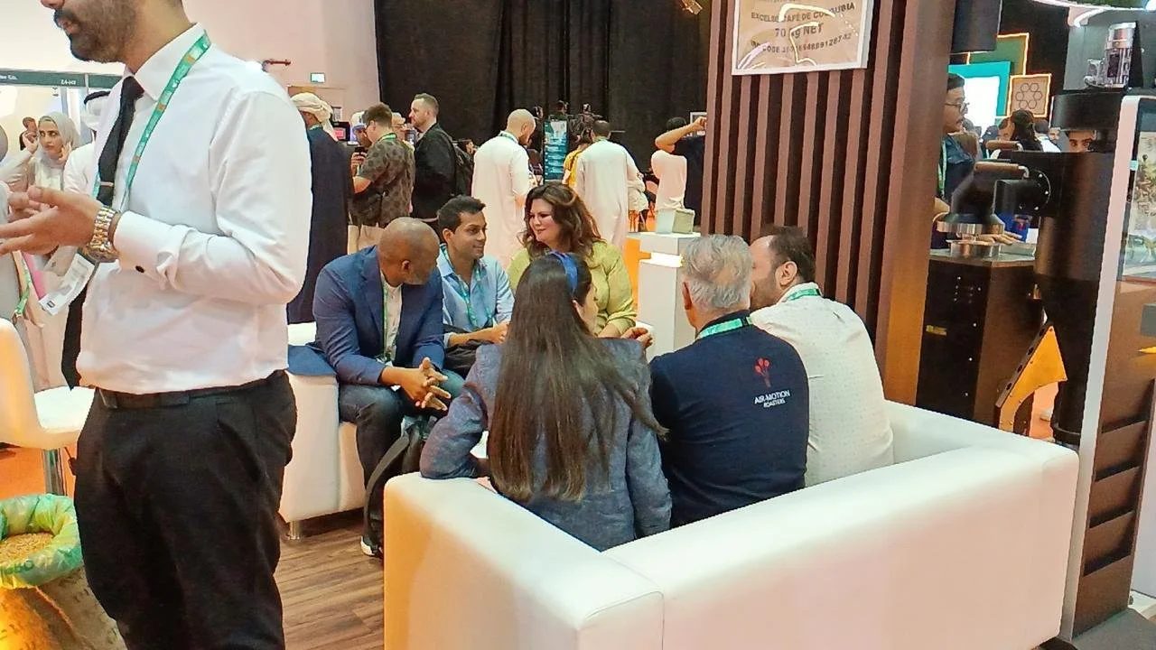 MRGT at a coffee exhibition