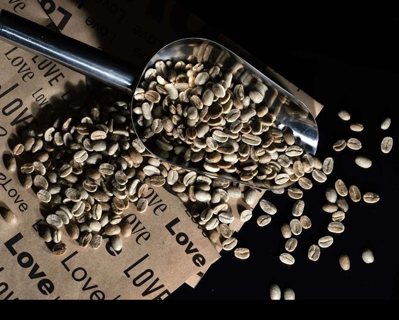 Sample green coffee photograph. Not a listed MRGT origin.