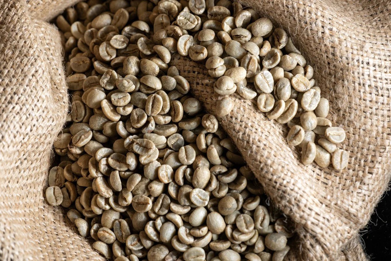 Sample green coffee photograph. Not a listed MRGT origin.