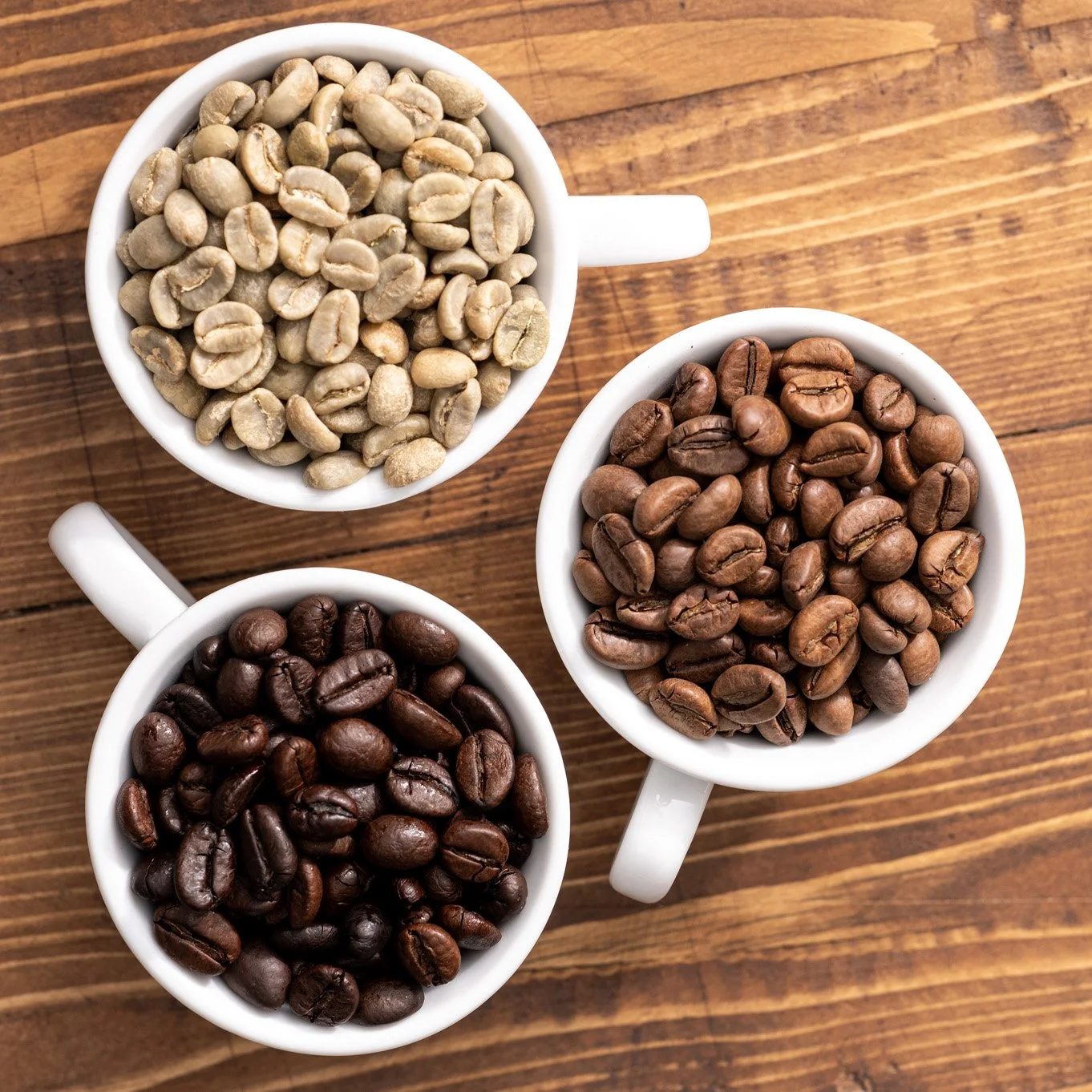 Green coffee product photograph